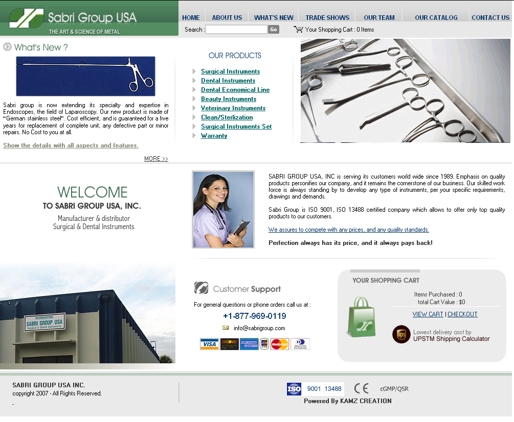 Sabri Group USA,Online Shopping Cart, Customized Shopping System, Cheap Shopping Solution, FedEx Process, USPS Process, PayPal IPN, Autorize.Net, Cybersource Solution,